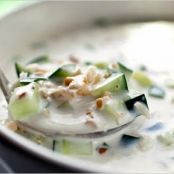 BULGARIAN CUCUMBER SOUP w/WALNUTS